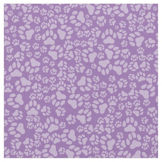 Tissu d'Empreintes de pattes violets par le triage (Fermer)