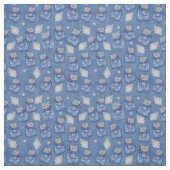 Tissu Denim texturé Kitten Fun Seamless Repeats (Échantillon)