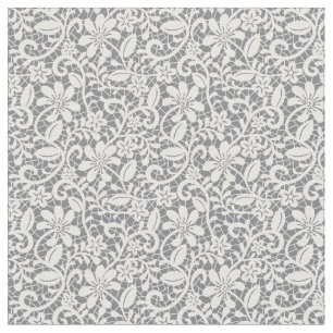 Tissu Dentelle blanche 1
