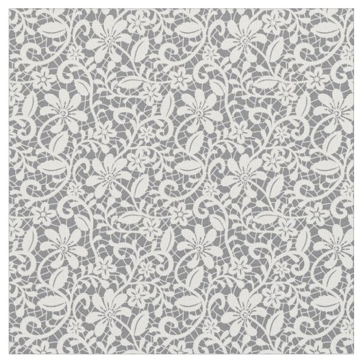 Tissu Dentelle blanche 1 (Fermer)