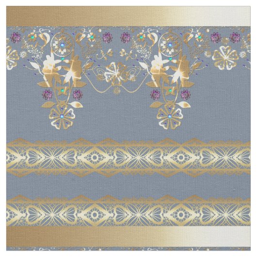 Tissu Dentelle d'or (Fermer)