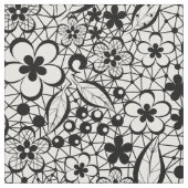 Tissu Dentelle noire (Fermer)