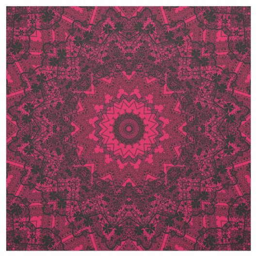 Tissu Dentelle noire (Échantillon)
