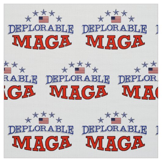 Tissu Déplorable MAGA (LOL) (Échantillon)