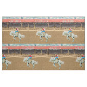 Tissu d'équitation de Bronc de selle de cowboy de (Fat Quarter)