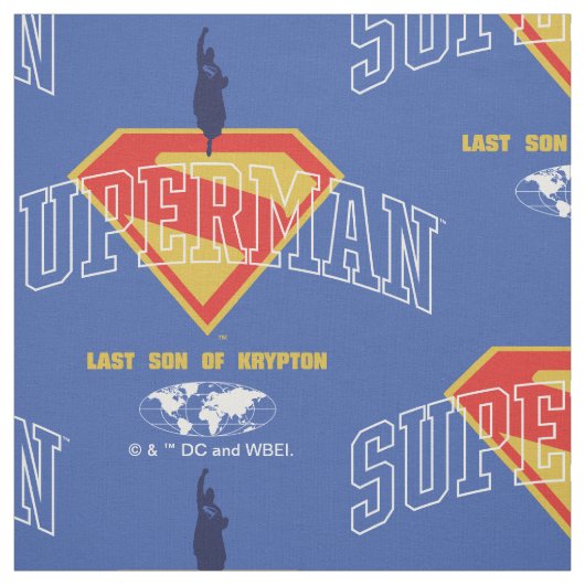 Tissu Dernier fils de Krypton Emblem (Échantillon)