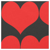 Tissu des Coeurs rouges (Fermer)