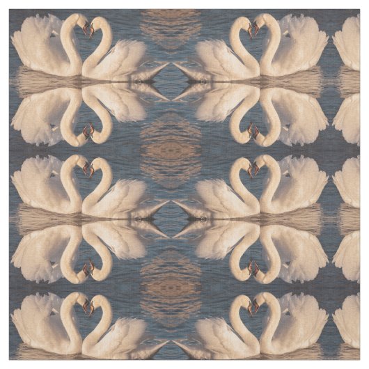 Tissu des cygnes (Échantillon)