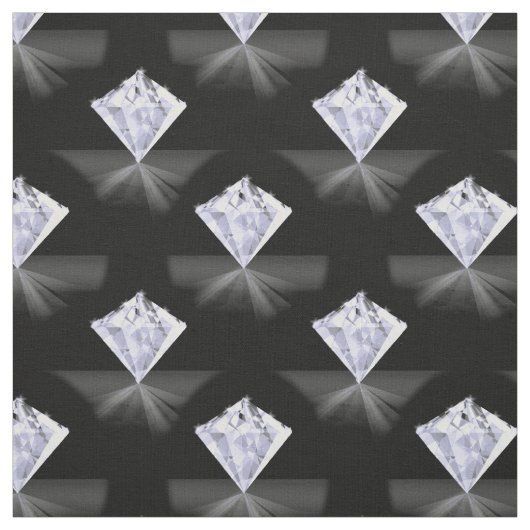 Tissu Des diamants de minuit brillants (Échantillon)