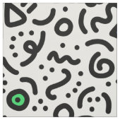 Tissu Des Doodles ! Pops of Color ! (Échantillon)
