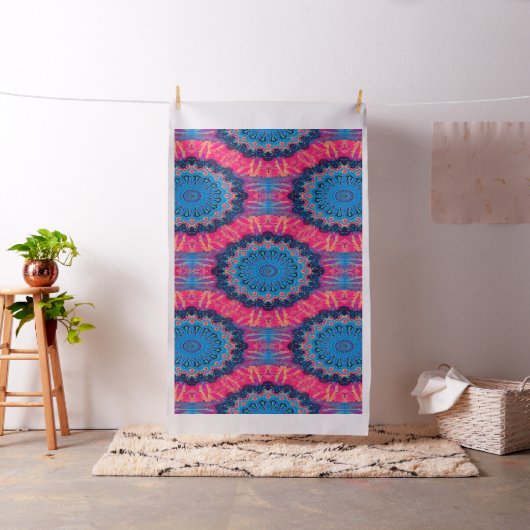 Tissu Des Mandalas Fleurs..... (In Situ)