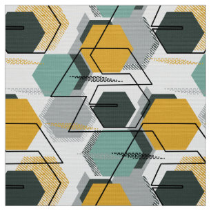Tissu Des peignes de miel. motif géométrique Abstrait.1
