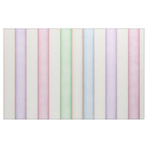 Tissu Des rayures colorées dans des pastels en détresse 