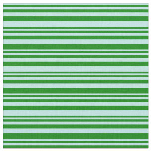 Tissu Des rayures turquoise et verte