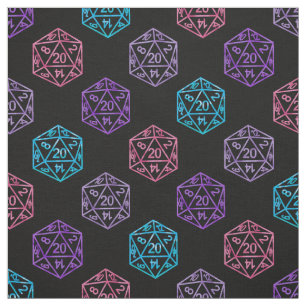 Tissu Dés RPG Joueur de rôle de table rétroactive Irid
