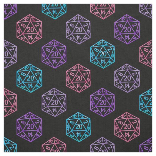 Tissu Dés RPG | Joueur de rôle de table rétroactive Irid (Échantillon)