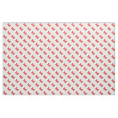 Tissu Des vaches Pois rouges sur blanc (Yard)