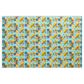 Tissu des véhicules de construction jaune (Fat Quarter)