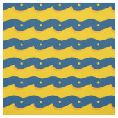 Tissu Desert in the night - a blue and yellow pattern (Échantillon)