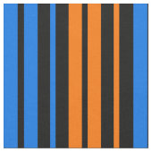 Tissu Design à rayures verticales bleu orange bleu   (Fermer)