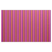 Tissu Design à rayures verticales rose orange violet (Yard)