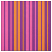 Tissu Design à rayures verticales rose orange violet (Échantillon)
