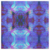 Tissu Design abstrait bleu et violet (Échantillon)
