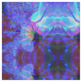 Tissu Design abstrait bleu et violet (Détail)