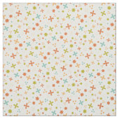 Tissu Design abstrait coloré avec fleurs (Échantillon)