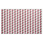 Tissu Design Cowgirl blanc (Yard)