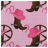 Tissu Design Cowgirl rose (Fermer)