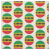 Tissu Design de reggae avec couleurs de drapeau reggae (Échantillon)