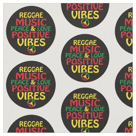 Tissu Design de reggae avec des citations positives et d (Fermer)