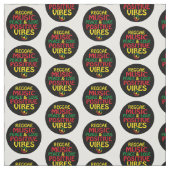 Tissu Design de reggae avec des citations positives et d (Échantillon)