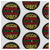 Tissu Design de reggae avec des paroles et des citations (Fermer)