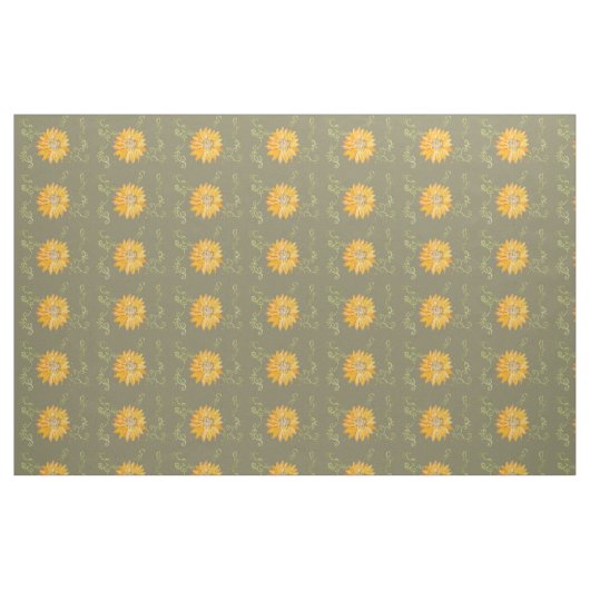 Tissu Design de tournesol (Fat Quarter)