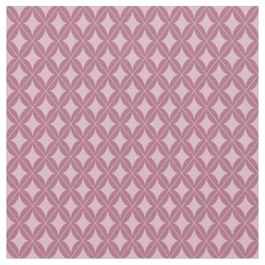 Tissu Design en forme de diamant rose (Fermer)