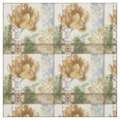 Tissu Design Fresque décoratif avec Fleur Globe (Échantillon)