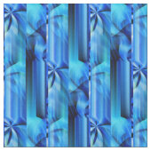 Tissu Design graphique transparent - bleu noir I (Fermer)