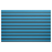 Tissu Design Motif Blue Black Stripes (Fat Quarter)