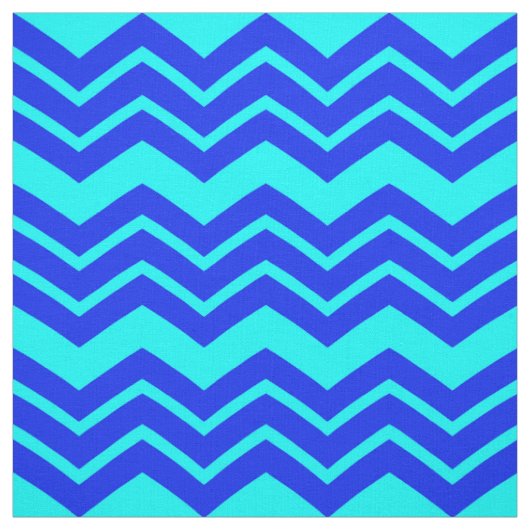 Tissu Design Motif Blue Zig Zag Chevron (Échantillon)