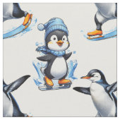 Tissu Design Motif de pingouins (Fermer)