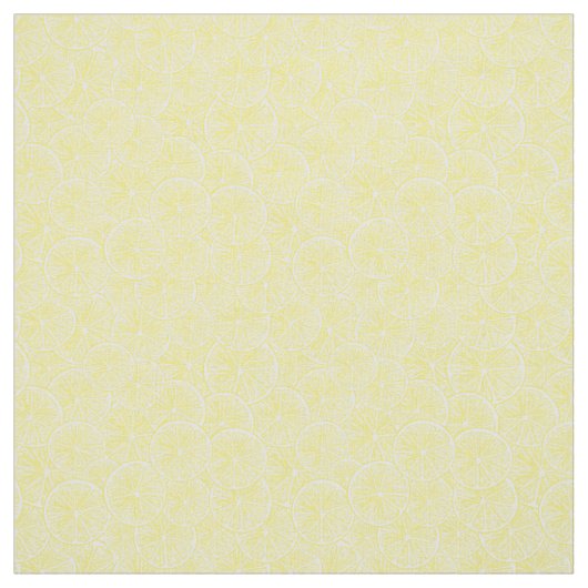 Tissu Design motif de tranches de citron (Échantillon)