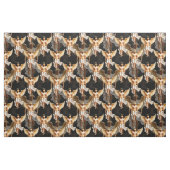 Tissu Design Motif des Anges d'or céleste (Fat Quarter)