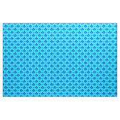 Tissu Design Motif Fleur de lis bleu (Yard)