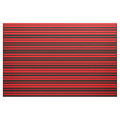 Tissu Design Motif Red Black Stripes (Fat Quarter)