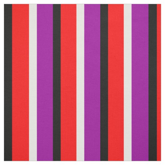 Tissu Design Motif rouge violet rayures (Échantillon)