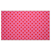 Tissu Design Pois rouge sur rose (Fat Quarter)