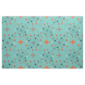 Tissu Design rétro étoilé atomique des années 1950 (Fat Quarter)