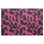 Tissu Design rose Et Noir (Fat Quarter)